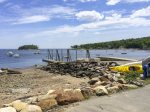 A 1 minute walk from the house brings you to the public dock, boat launch, and a small piece of shoreline to watch the boat traffic in the harbor